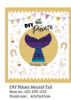 DIY Piñata Meraid Tail